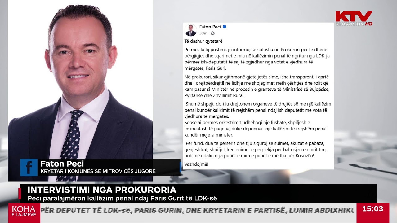 Koha e lajmeve, 15h | 30.01.2026