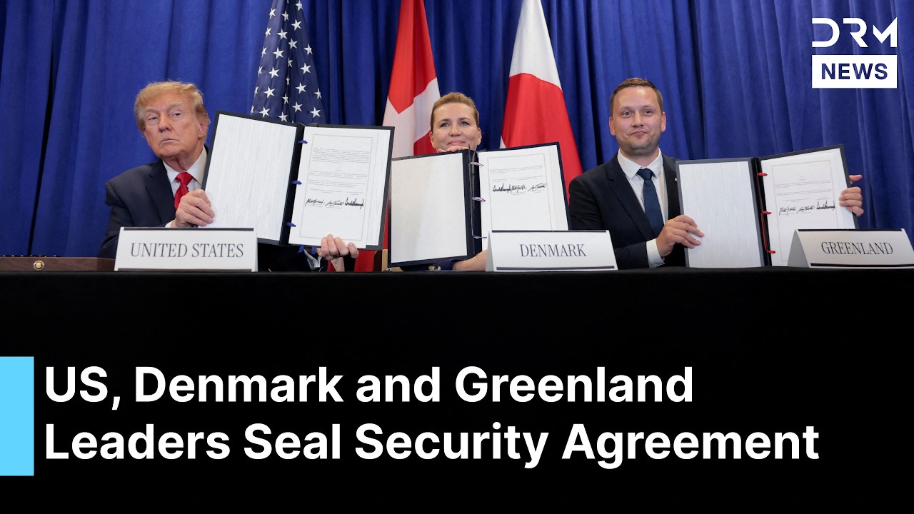 FULL: Trump, Denmark and Greenland Leaders Sign Trilateral Greenland Security Deal at UNGA 81 | AC1G