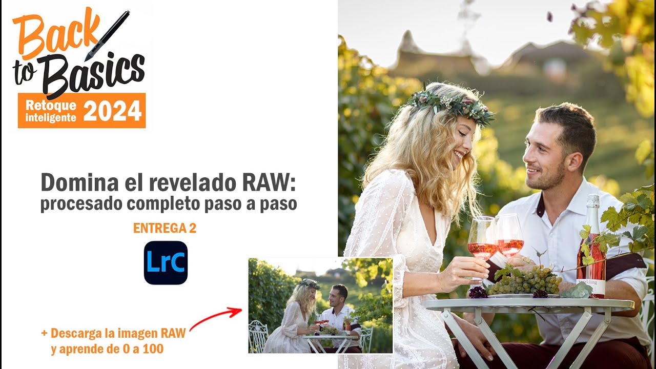 Secretos del Revelado Raw 2: Novios, paso a paso con Lightroom