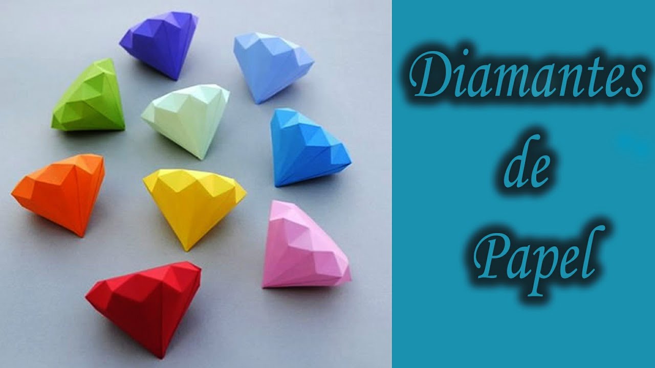 Cómo Hacer un Diamante de Papel Fácil