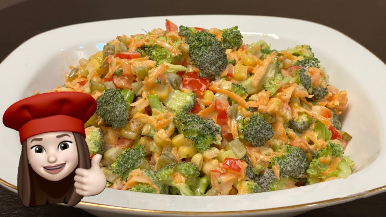 سالاد جدید بروکلی رژیمی و خوشمزه / Broccoli salad