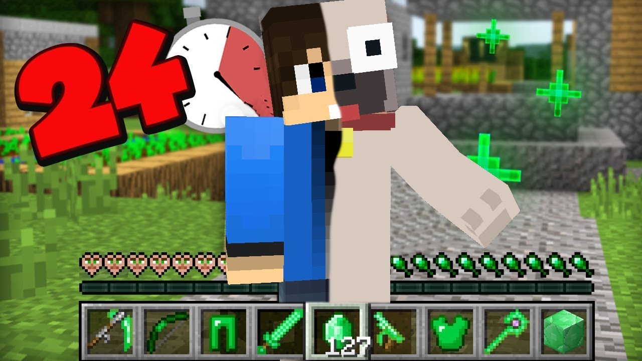 24 ÓRÁIG FÉLIG KIIS VOLTAM A MINECRAFTBAN!