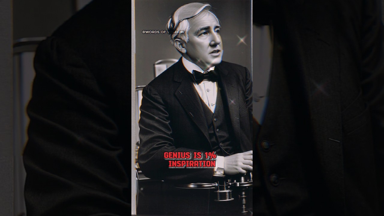 Quotes by Thomas Edison #shorts #quotes #ai #thomasedison