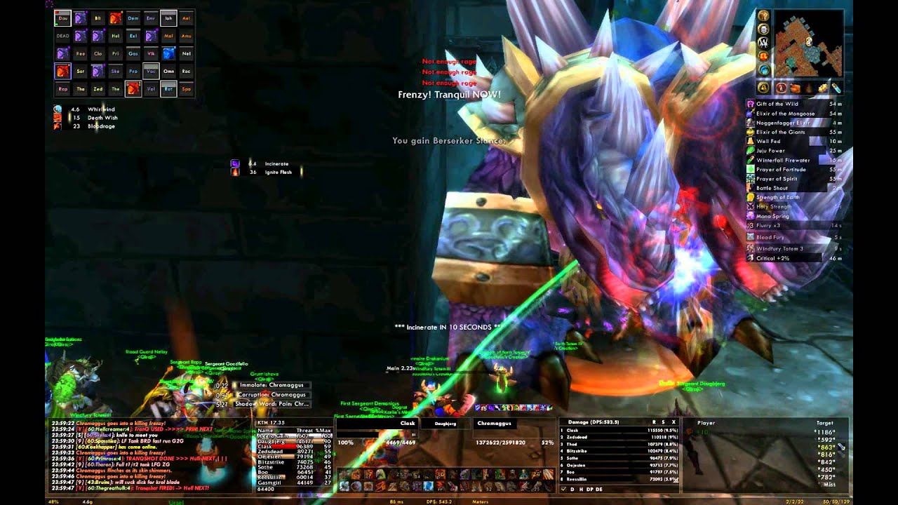 Qiraji versus Chromaggus (ED)