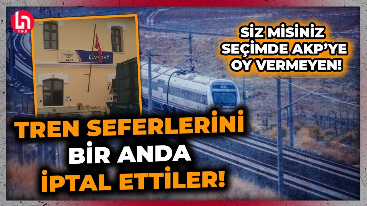 YAPARSA AKP YAPAR! Se&ccedil;im bitti; Elmadağ treni kaldırıldı! 21 Mart'ta a&ccedil;ılmıştı, &ouml;mr&uuml; 5 ay s&uuml;rd&uuml;!