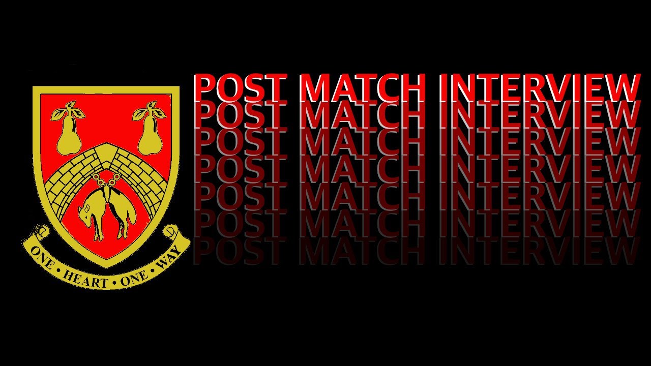| STOURBRIDGE V BIGGLESWADE | MARK YATES | POST MATCH INTERVIEW |