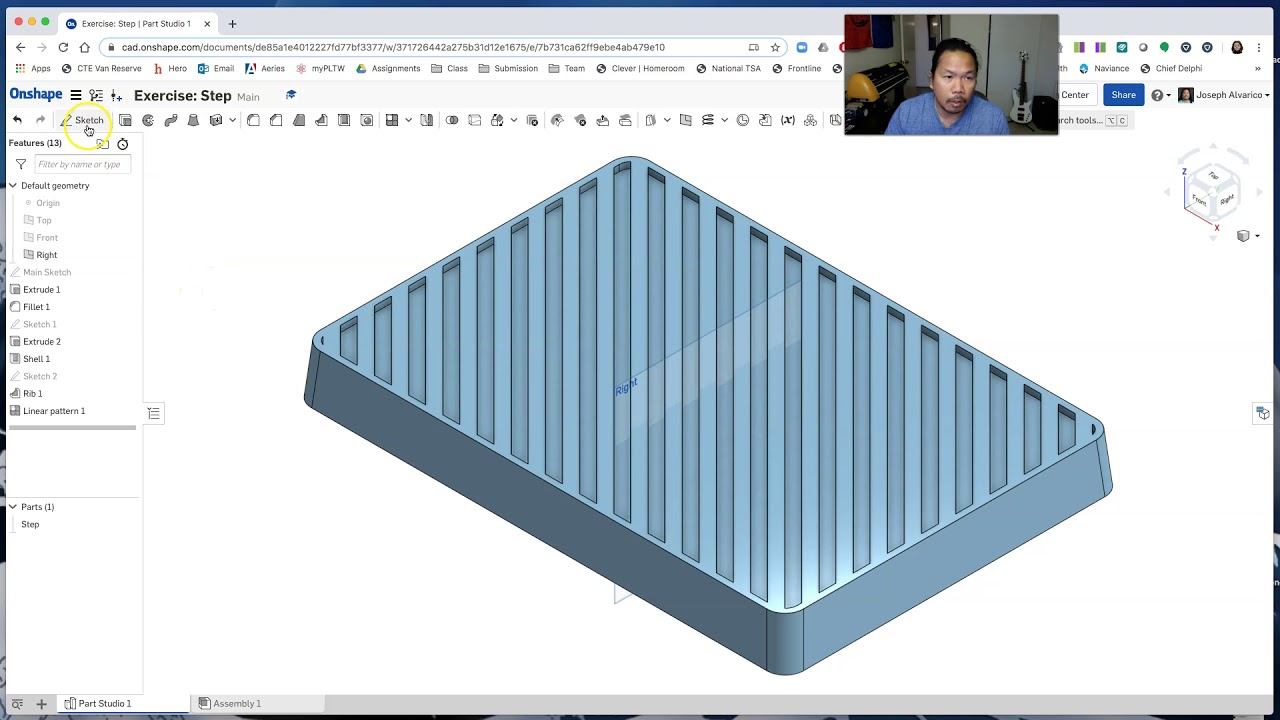 Onshape Exercise: Step