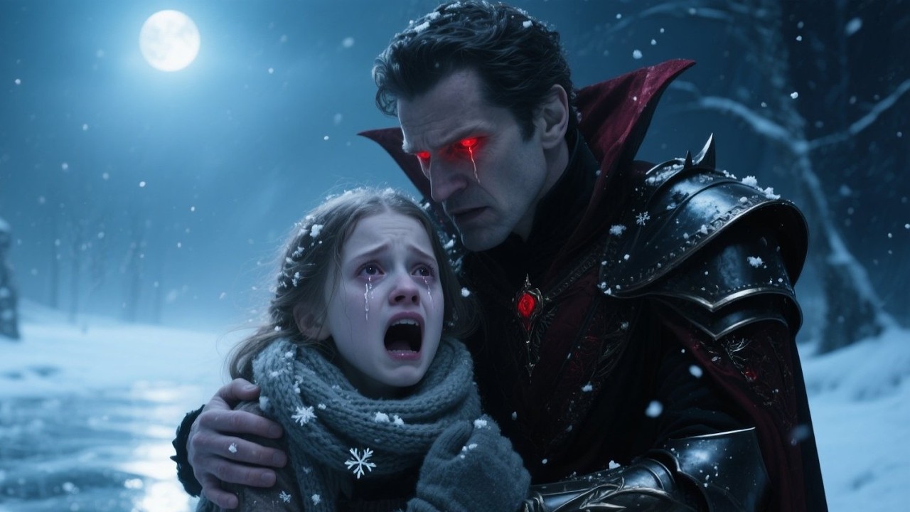 Help Her, Daddy!’ the Girl Begged—The Vampire King Didn’t Know What That Snowy Night Would Bring