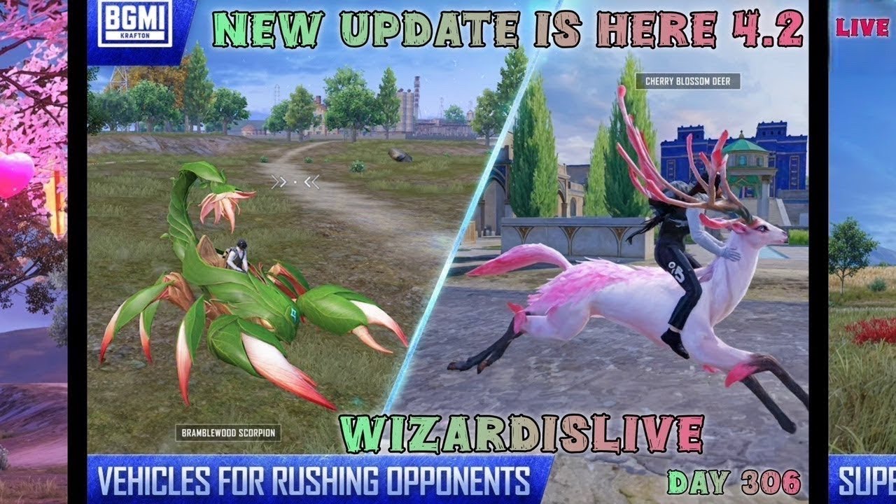 4.2 Update Grind Hoga Day 306 | #Bgmi #WizardIsLive #Gaming 4.2Update