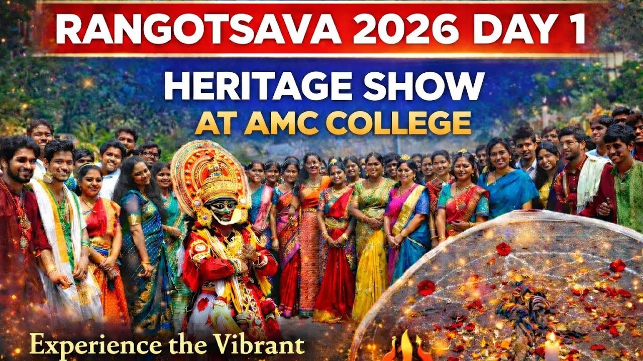 Rangotsava 2026 Day 1 🔥 | West Bengal Heritage Show at AMC College | Cultural Fest