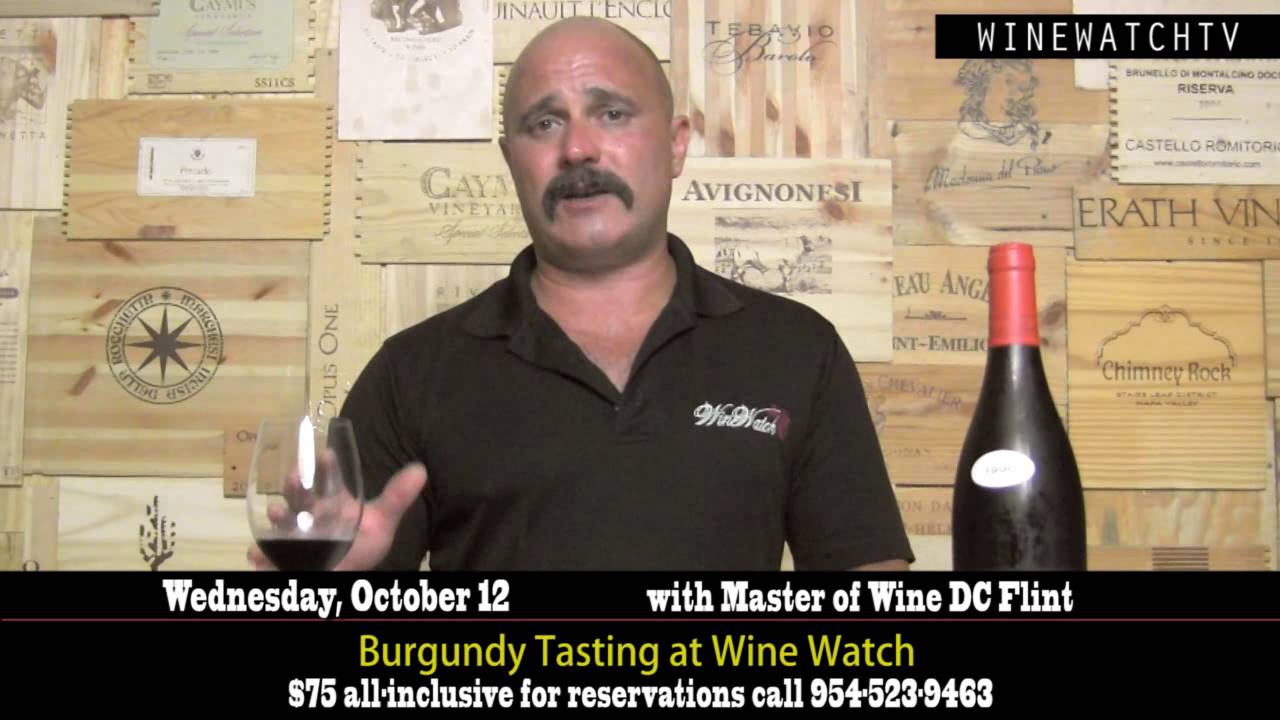 Burgundy Tasting at Wine Watch with Master of Wine DC Flint