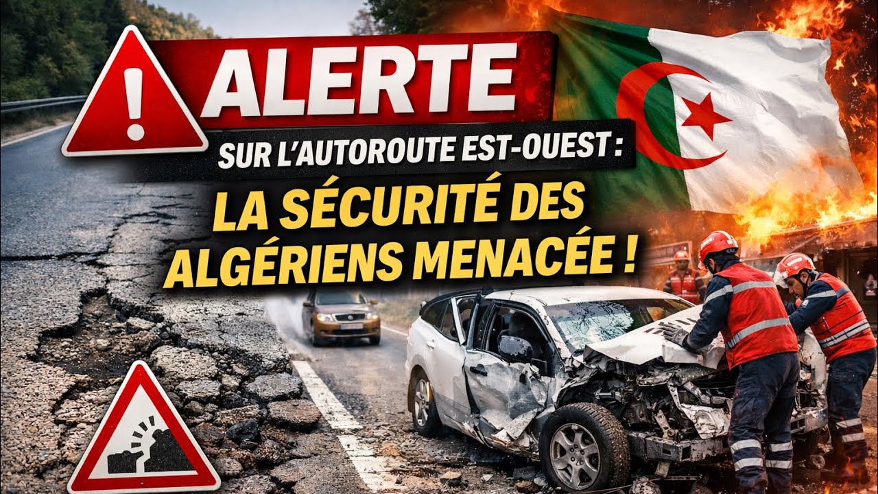 Alerte sur l’autoroute Est-Ouest : la sécurité des Algériens menacés 