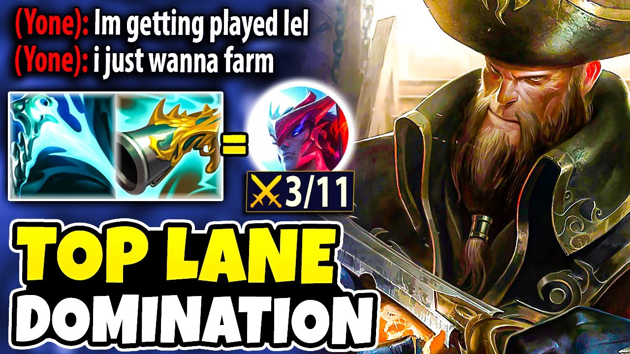 I Played Gangplank Against ANOTHER Yone And I Made Him Give Up!