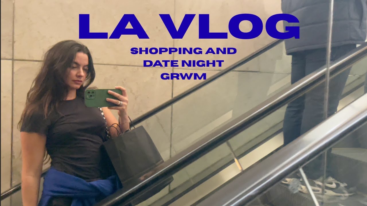 LA vlog - The Grove, Brandy Melville, Sephora Haul - GRWM