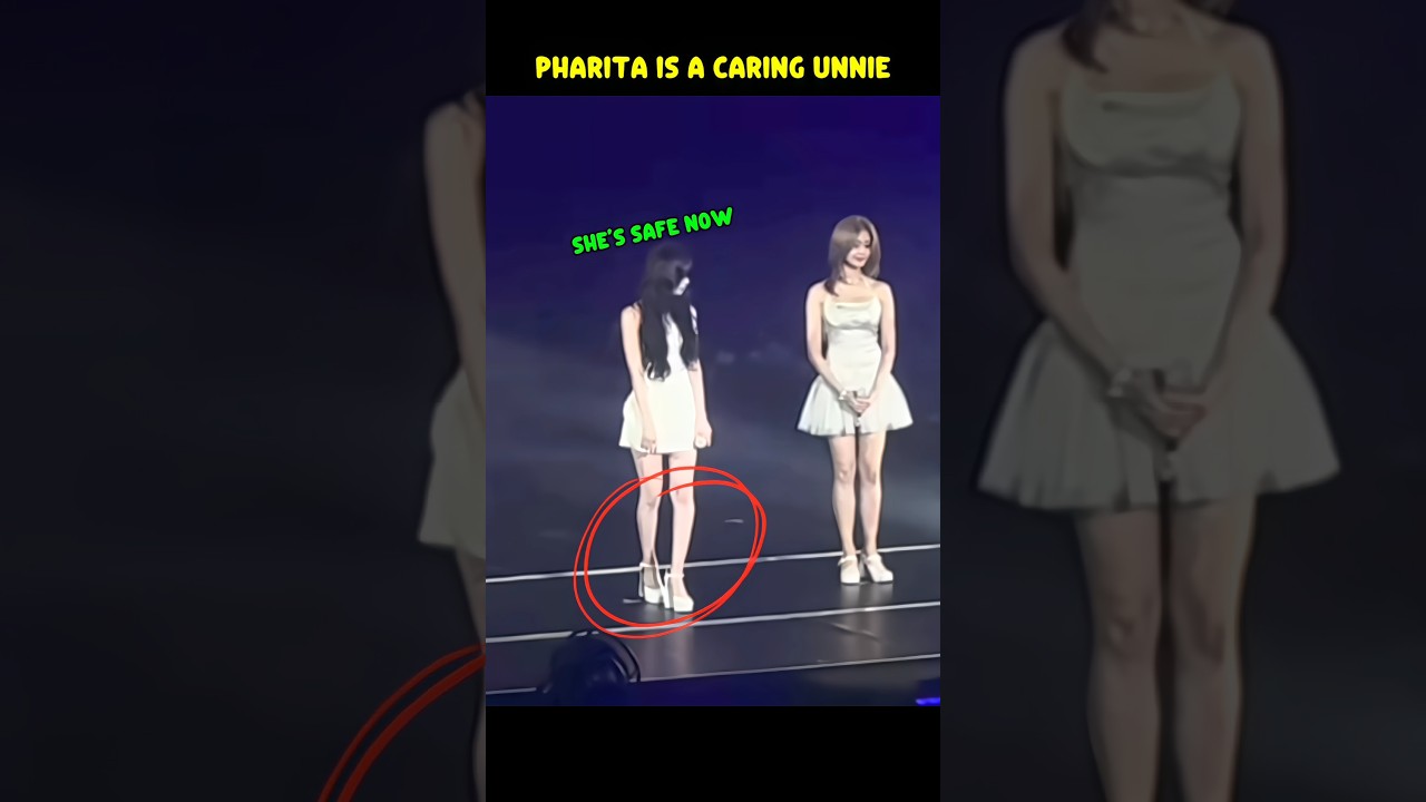 Pharita is so caring & sweet 🌷 #babymonster #kpopreaction#ahyeon#pharita #babymonsterupdate #youtube