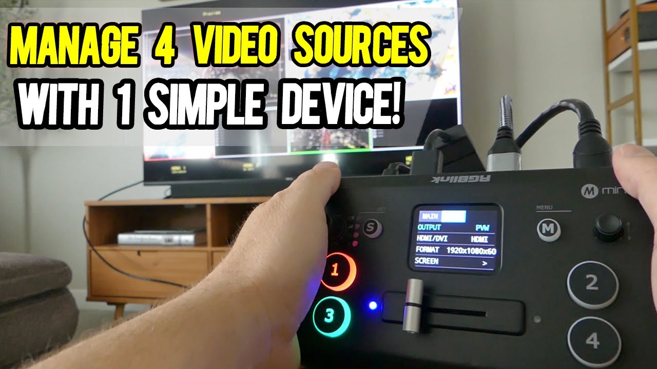 RGBlink Mini Video Switcher REVIEW | Perfect For Streamers, Production, and More!