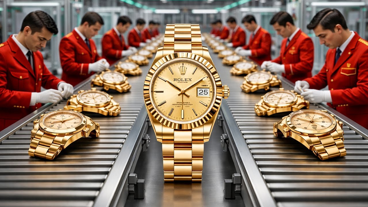 1 Hour Of Billion-Dollar Manufacturing: Watches, Diamonds, And Pure Gold