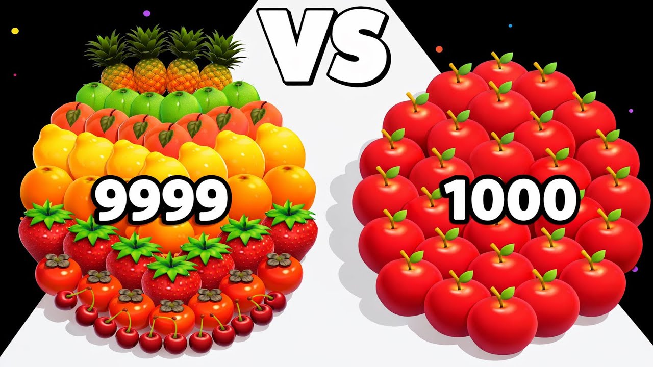 Watermelon Runner 🍉🔥 vs Fruit Run ✦ ASMR Gameplay | Satisfying Mobile Game Run Android iOS ER2522