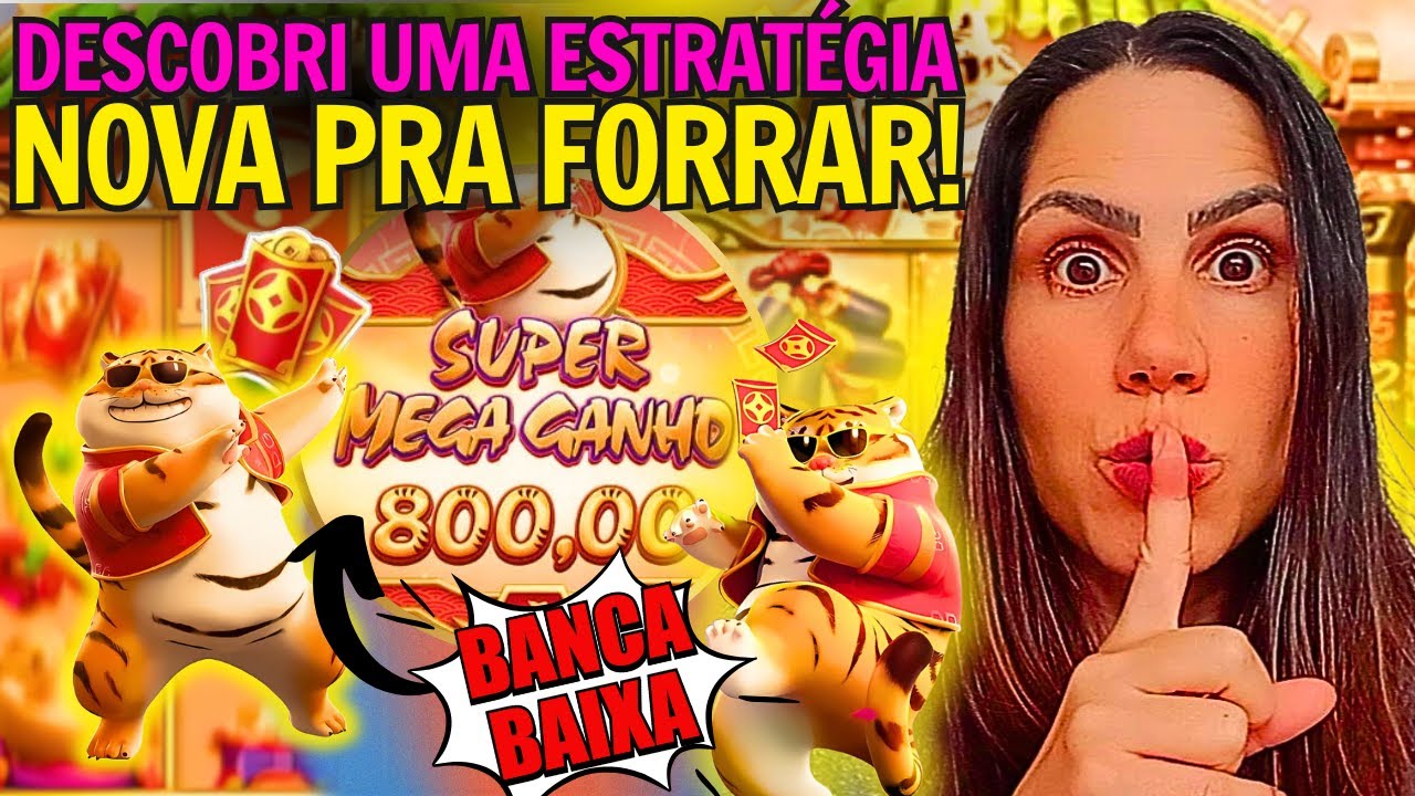 FORTUNE TIGER COMO JOGAR NO TIGRINHO COM BANCA BAIXA ESTRAT&Eacute;GIA PARA SUBIR BANCA NO JOGO DO TIGRE!