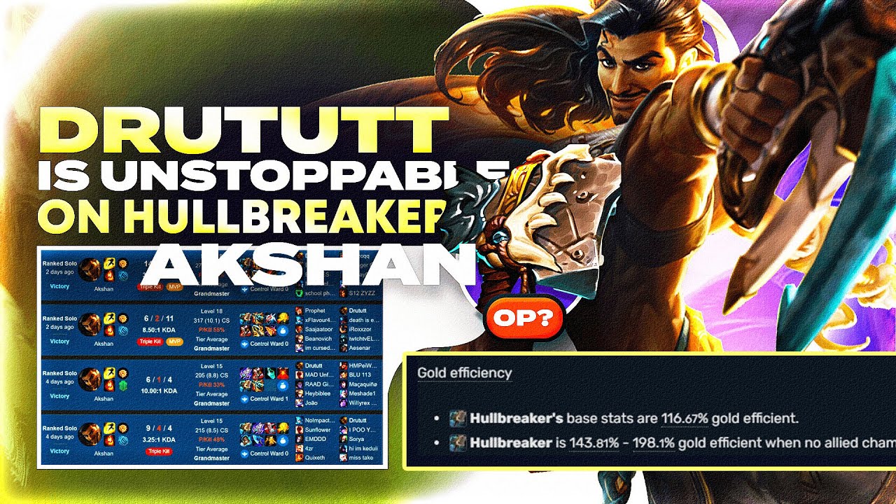 Riot broke the game again... *HULLBREAKER META IS HERE*