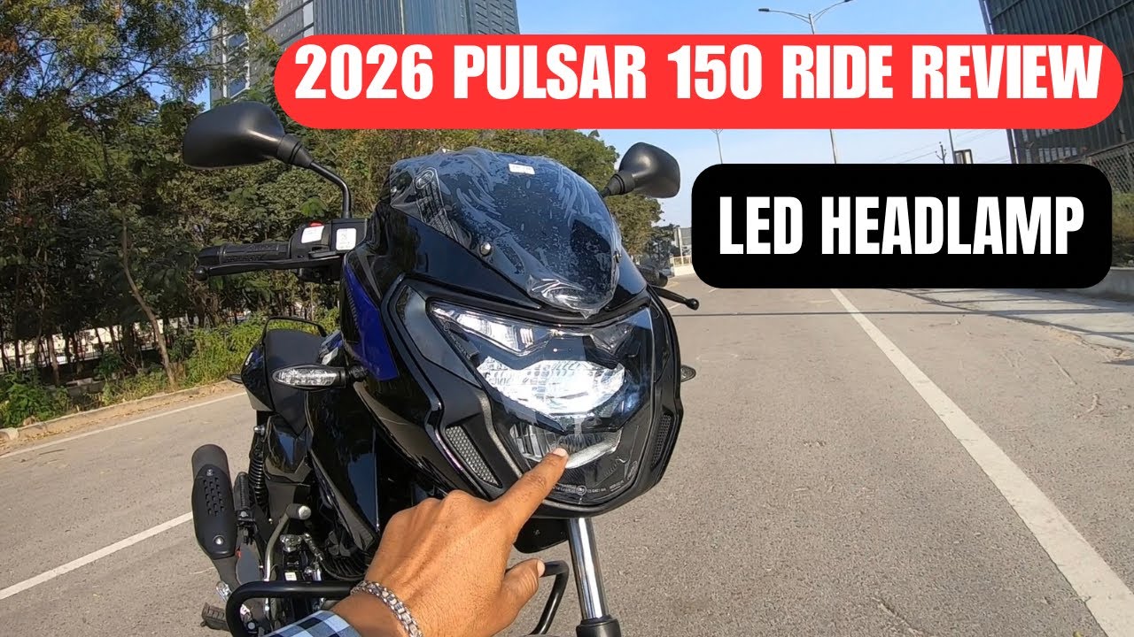2026 Bajaj pulsar 150 ride review - LED Headlamp ||