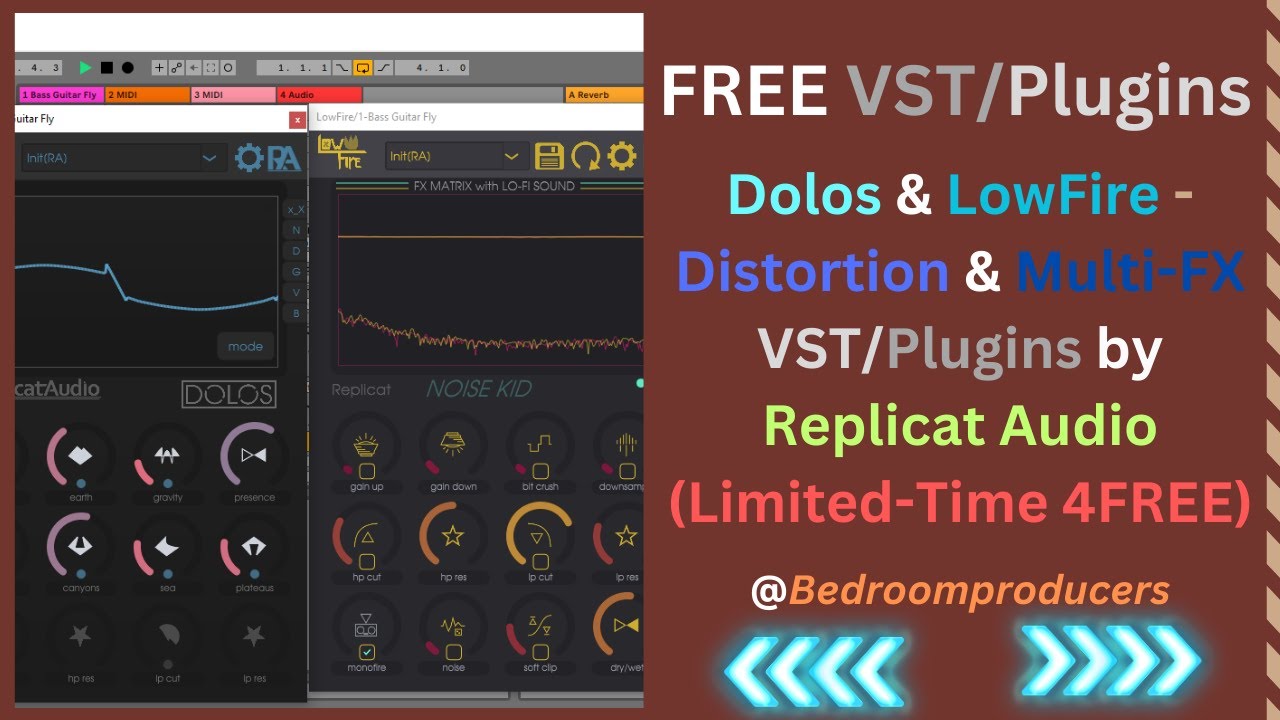 Dolos & LowFire - Distortion & Multi FX VST/Plugins by Replicat Audio (Limited-Time 4FREE)