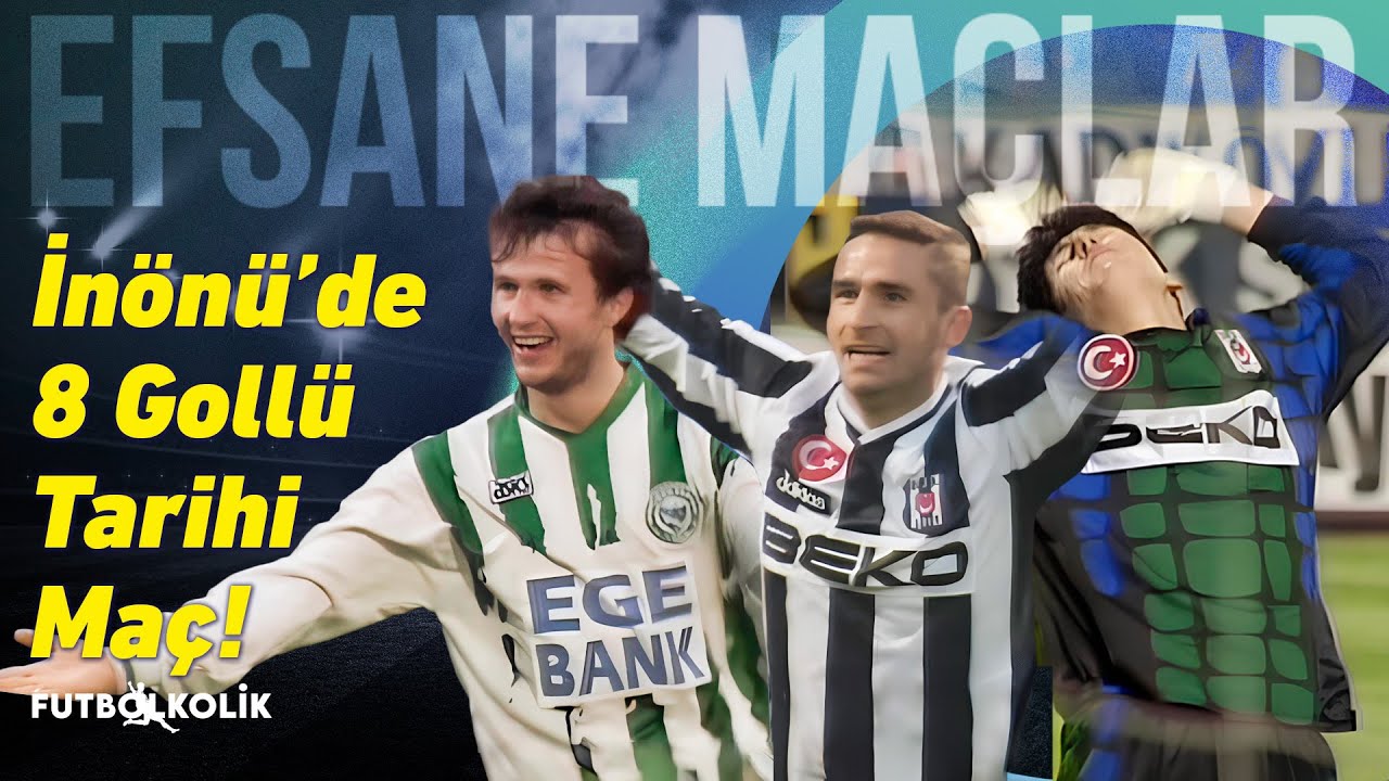 Beşiktaş - Kocaelispor 1995 - 96 | İnönü'de 8 Gollü Tarihi Maç!