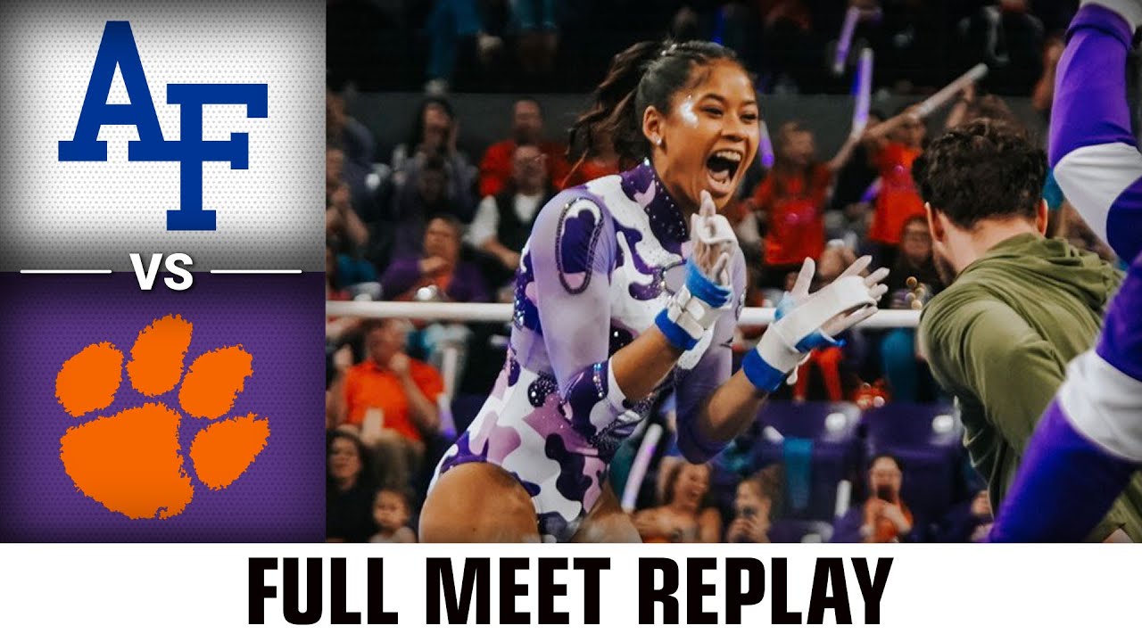 Air Force vs. Clemson Full Meet Replay | 2024 ACC Gymnastics