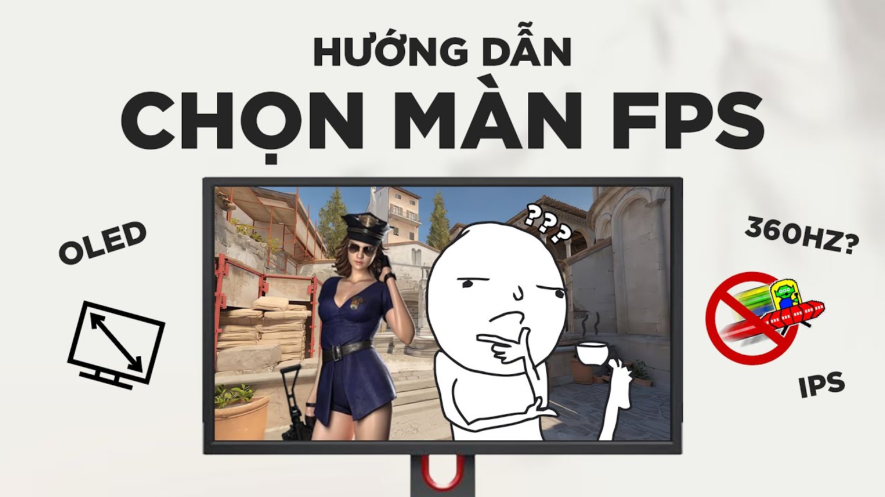 Chọn Màn Hình Chơi Game FPS Chuẩn Nhất! (2024) | Insidegram x TechSpace VN
