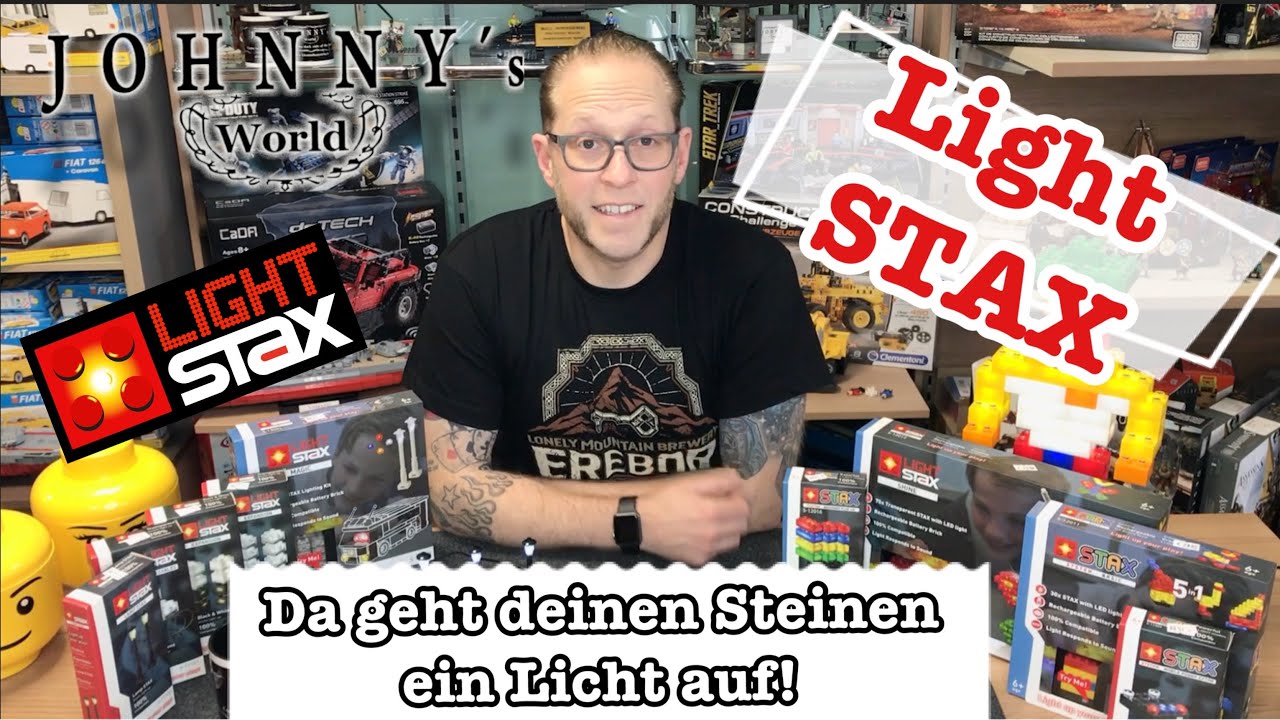 Light Stax ... und deinen Klemmbausteinen geht ein Licht auf! Ein Leuchtsteine-System