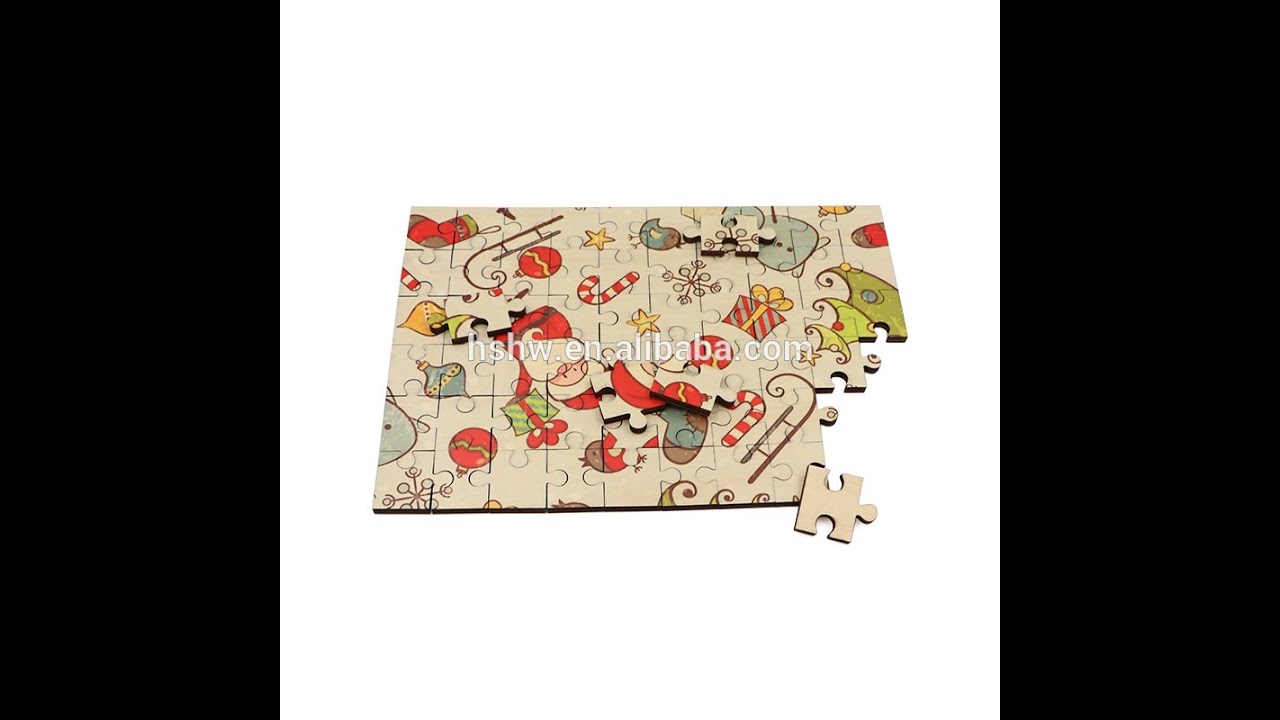 Sublimation Natural Wood Jigsaw Puzzle, Sublimation Natural Wood Puzzle Blanks