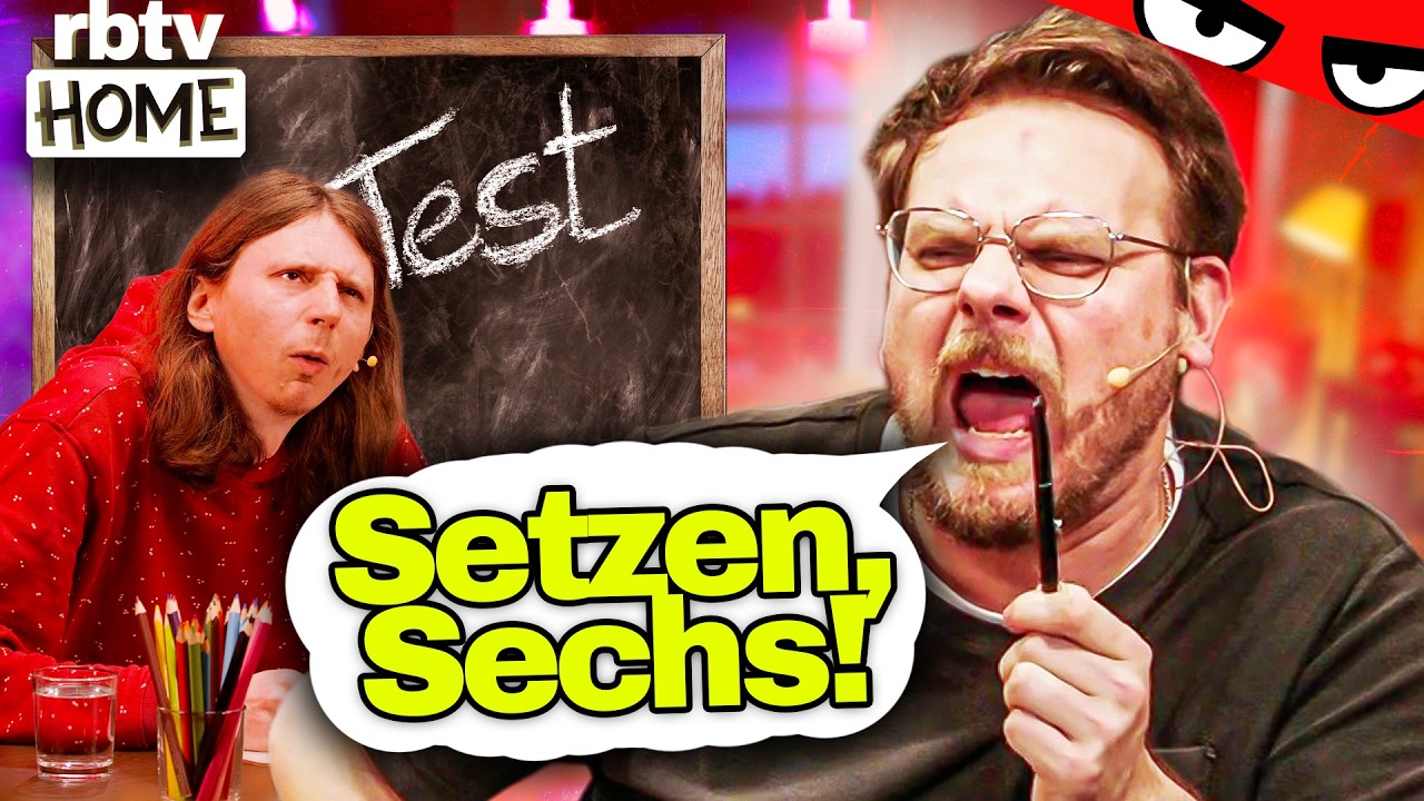 Stifte raus, TEST!! Wir dr&uuml;cken die SCHULBANK | RBTV Home