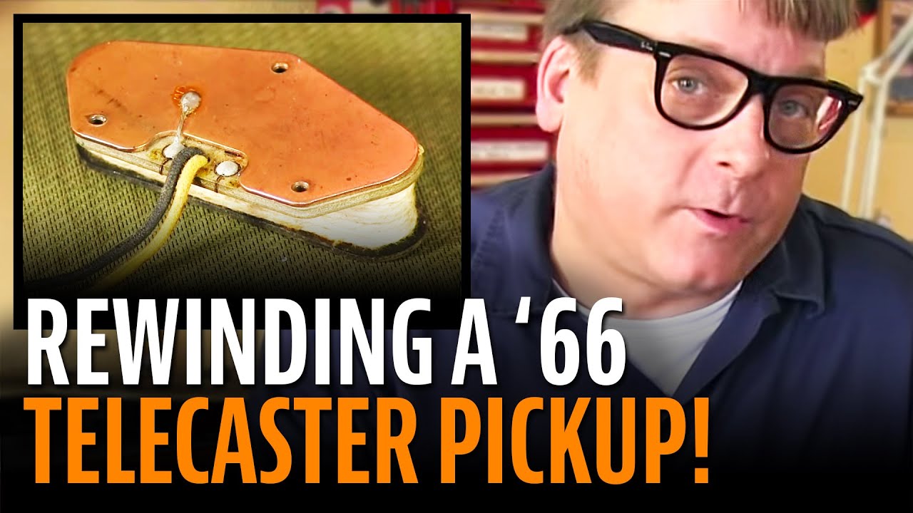 1966 Telecaster pickup torn down and rewound