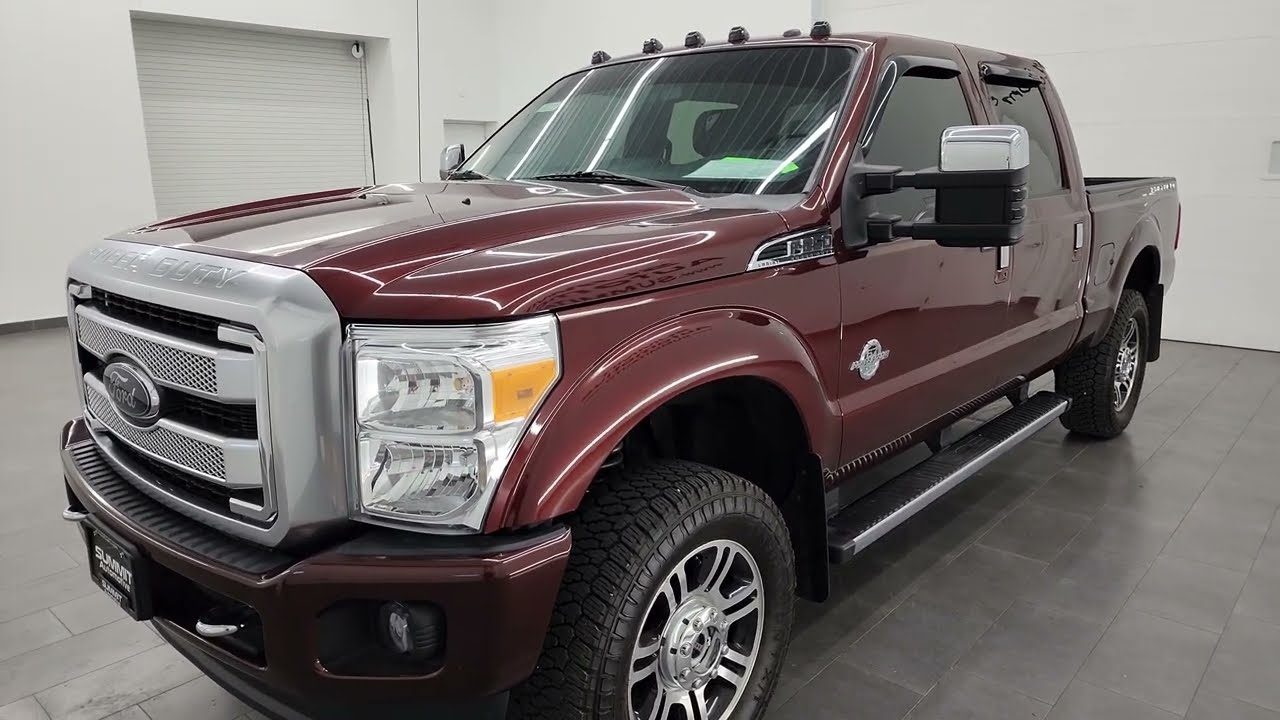 2016 FORD F250 PLATINUM LARIAT ULTIMATE DIESEL BRONZEFIRE 4K WALKAROUND 13807Z SOLD!