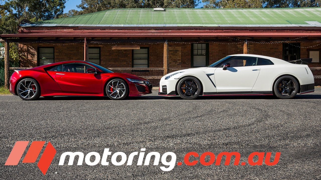 2017 Honda NSX versus Nissan GT-R NISMO| | motoring.com.au
