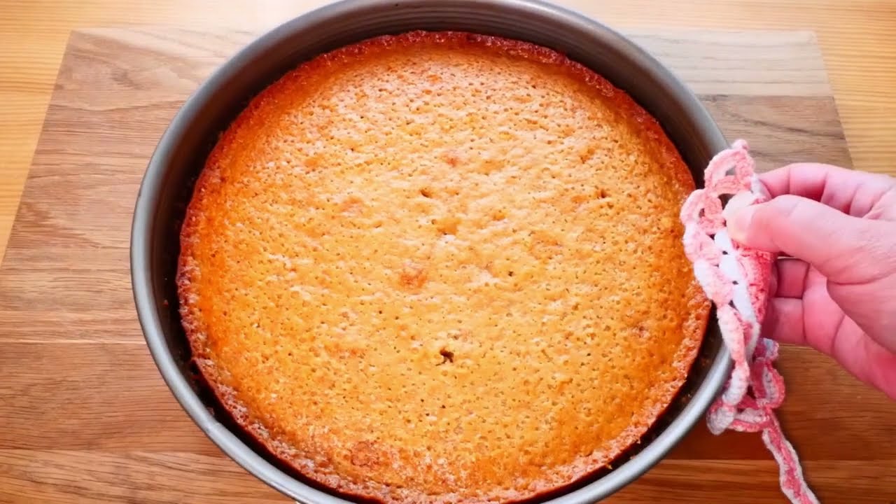 Веганский апельсиновый пирог с грецкими орехами! Готовность к выпечке за 5 минут!
