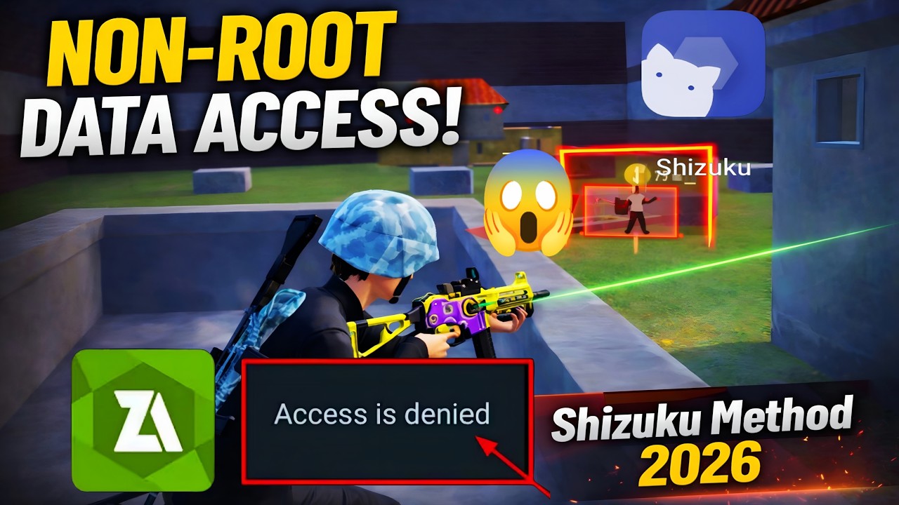Доступ к папке Android/Data в 2026 году 😱 БЕЗ ROOT! | Рабочий метод Shizuku + ZArchiver для Andro...