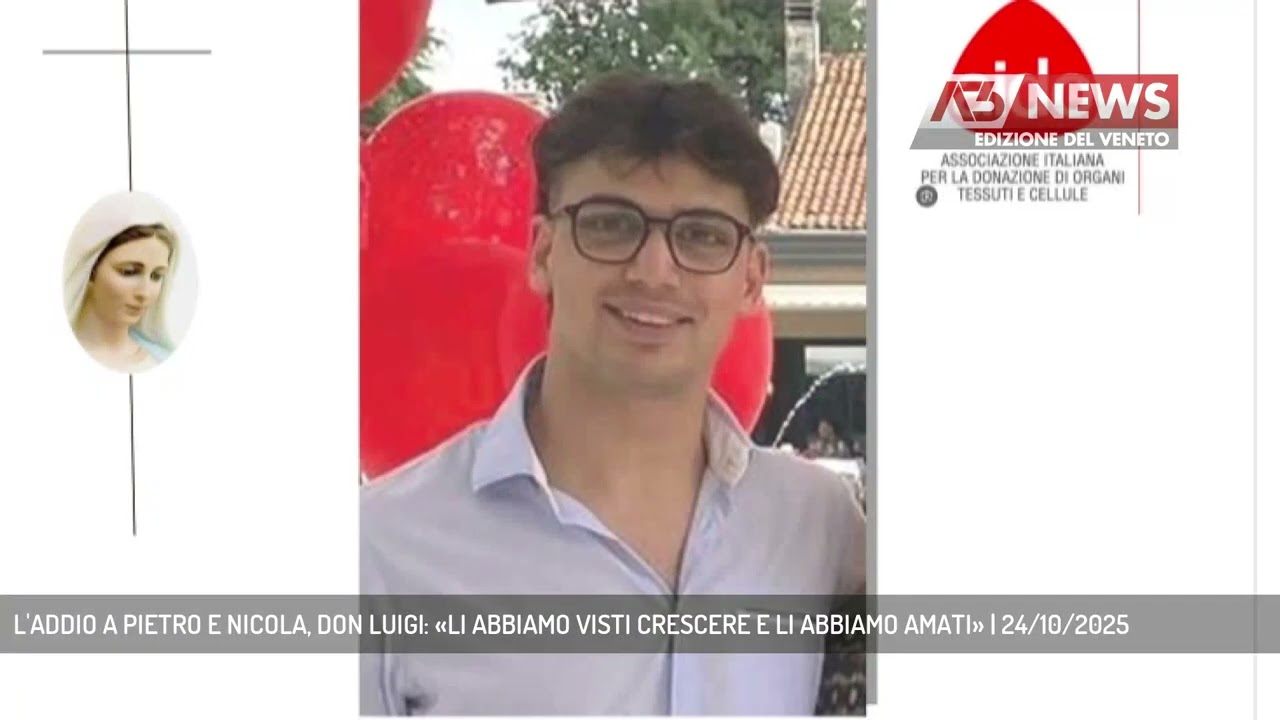 L'ADDIO A PIETRO E NICOLA, DON LUIGI: «LI ABBIAMO VISTI CRESCERE E LI ABBIAMO AMATI» | 24/10/2025