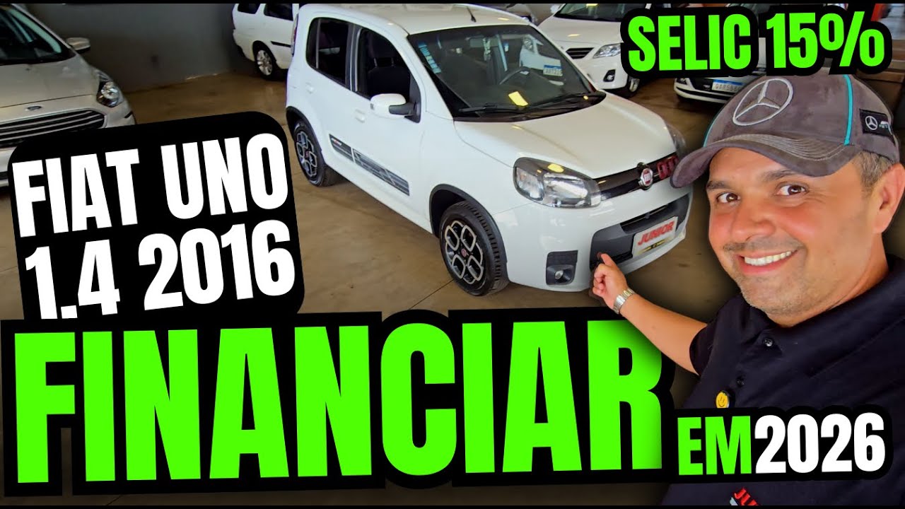 Veja quanto ficam as parcelas para financiar um FIAT UNO 2016 com a nova taxa selic