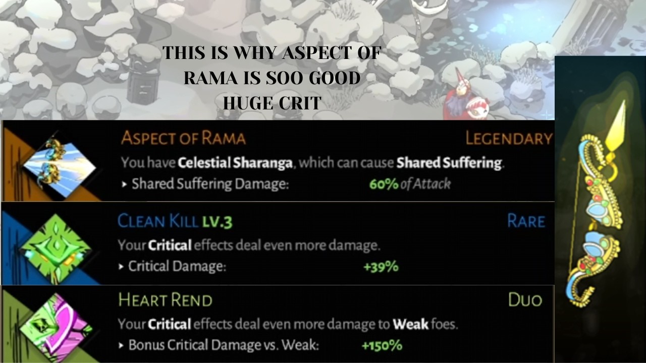 INSANE Crit Damage with Aspect of Rama! | Hades