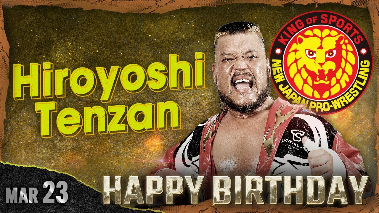 🎂HAPPY BIRTHDAY🎂Hiroyoshi Tenzan✨【3月23日】