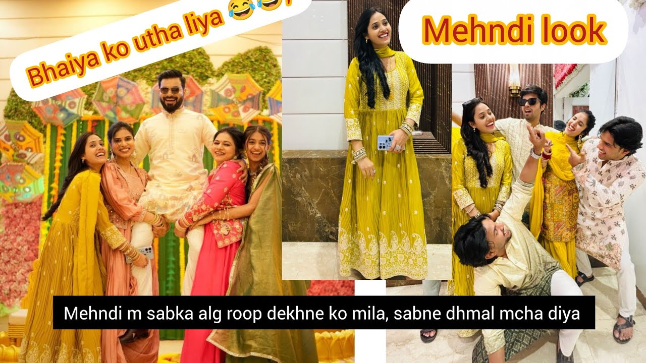 Hum sab Chale Haldi Mehndi Function m,  Bhaiya ko kraya Special feel, Hmra dhamakedar dance 
