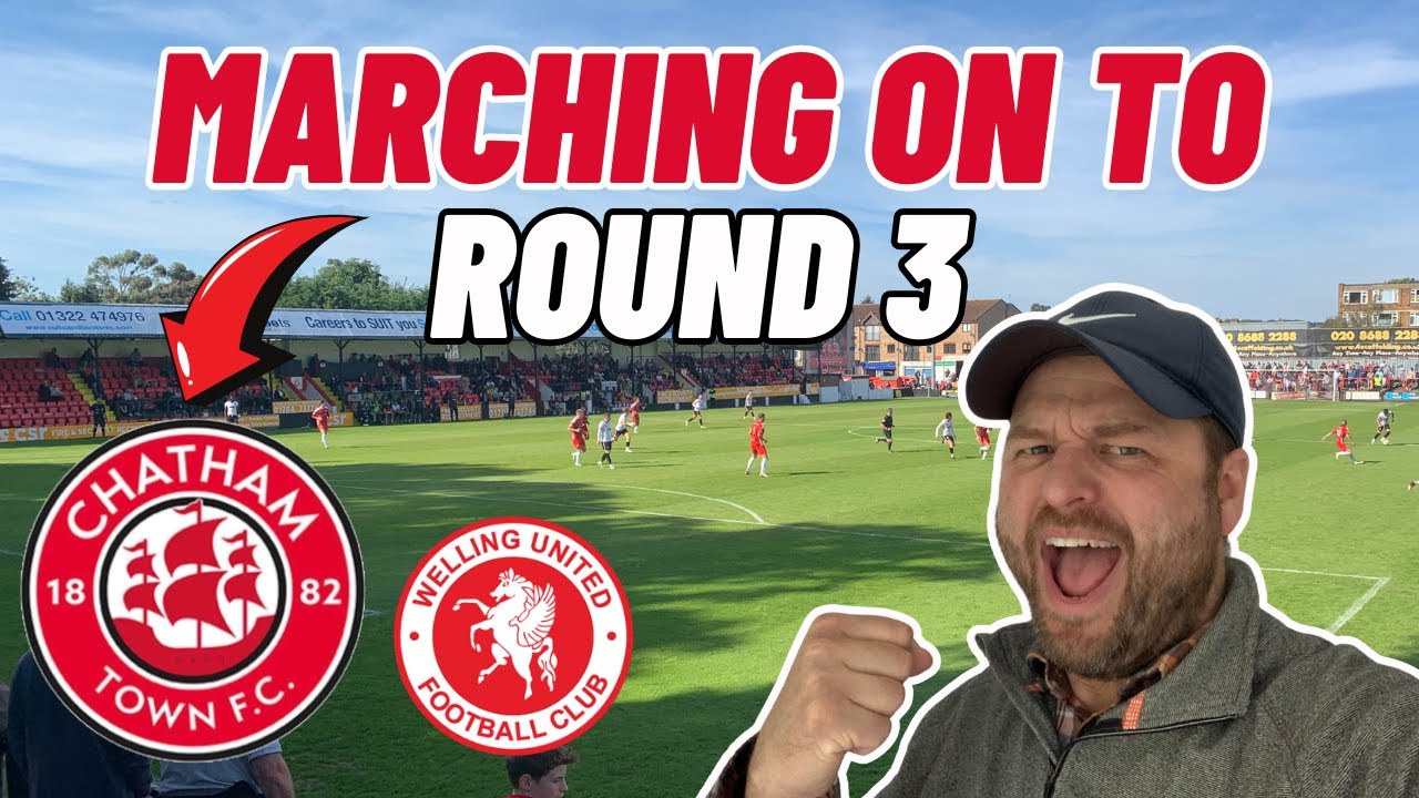 Chatham Town cause an upset in the FA Cup!