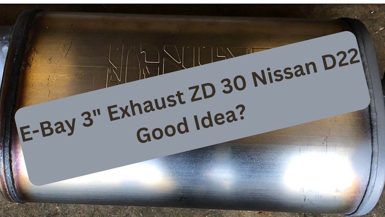 2004 D22 Navara 3 Exhaust Install