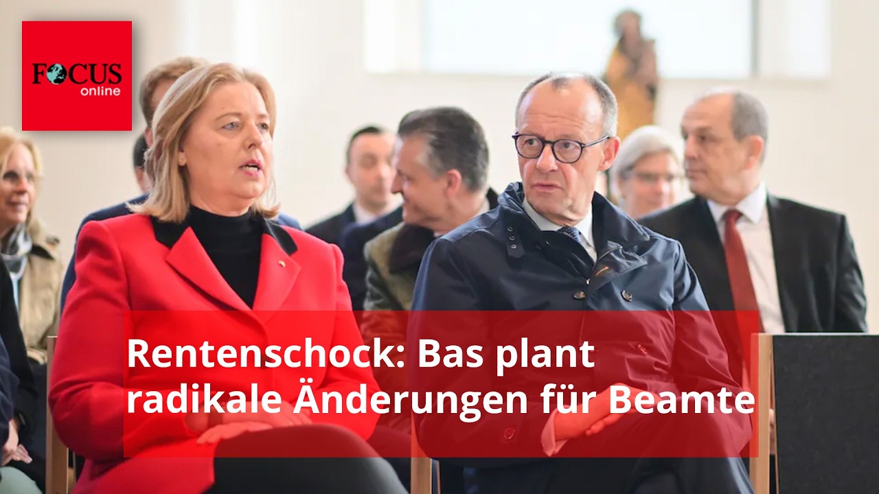 Rentenschock f&uuml;r Beamte! Arbeitsministerin Bas will Zahlungen in Rentenkasse