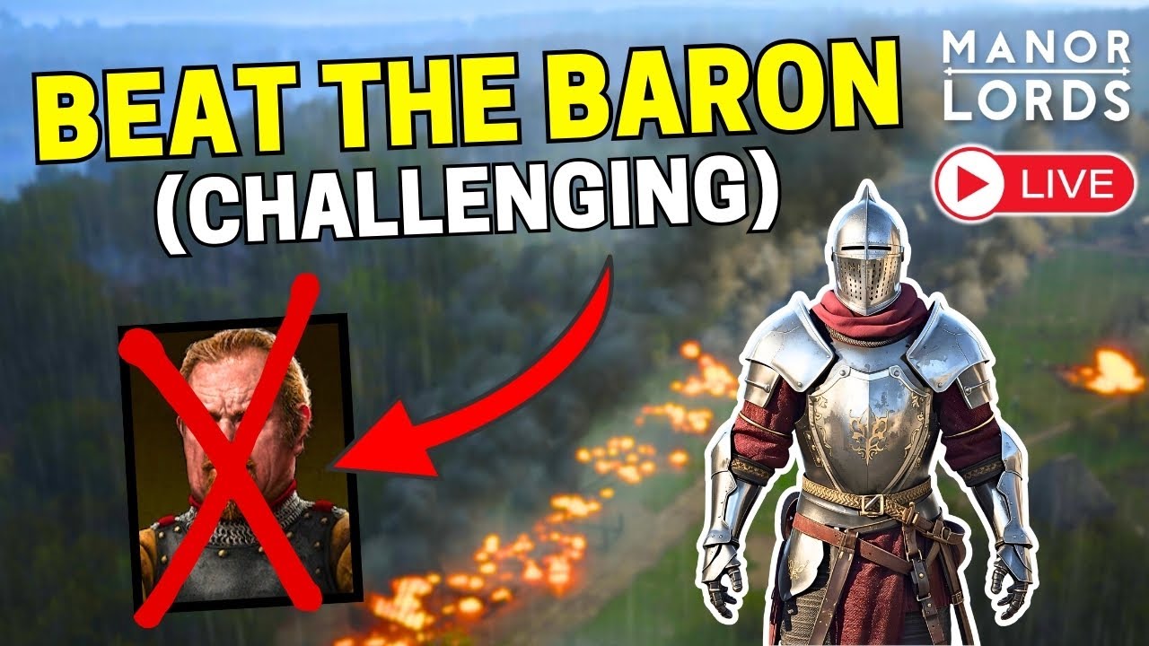Manor Lords LIVE - Restoring The Peace (CHALLENGING) Startup Gameplay