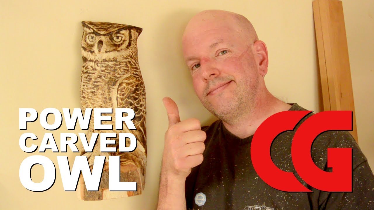 Carving an Owl from Wood - Woodcarving, Art, Sculpture