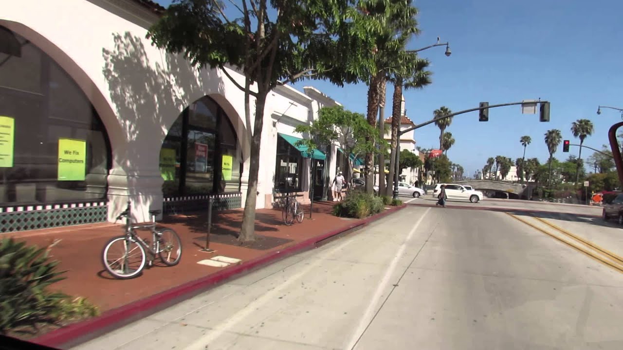 Santa Barbara State Street from the bus (13. 5. 2013)