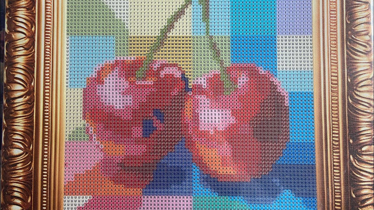 Diamond painting from Five Below￼