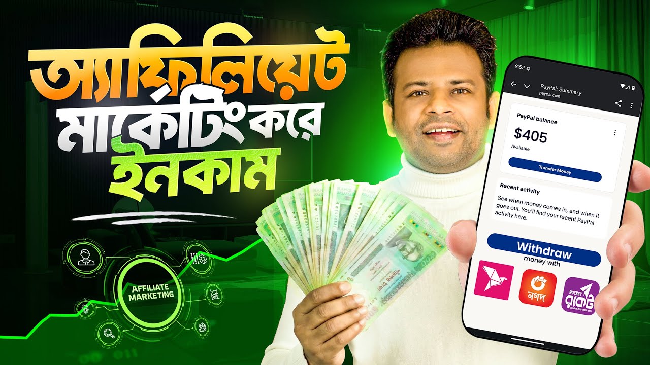 অ্যাফিলিয়েট মার্কেটিং থেকে ইনকাম | Earn Money from Affiliate Marketing